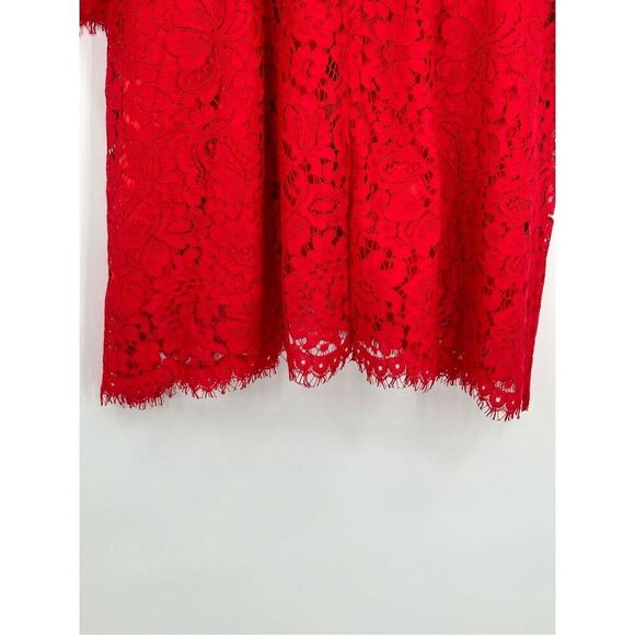 Finity NWT red lacy dress size 6 - Picture 6 of 9